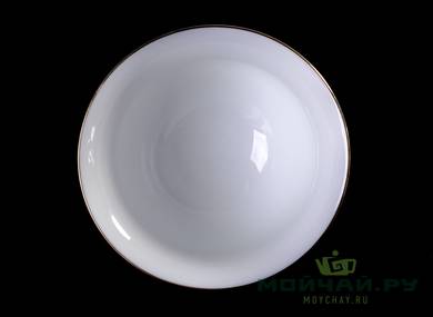 Набор посуды для чайной церемонии из 9 предметов # 23092 фарфор: шесть пиал по 70 мл сито гундаобэй 210 мл гайвань 144 мл